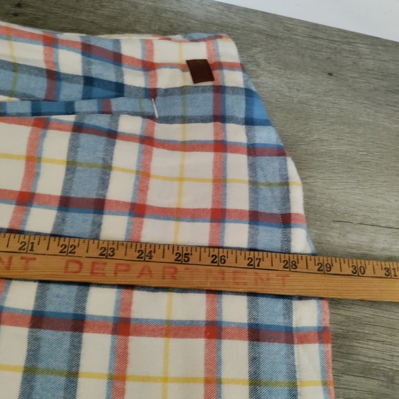 L.L. Bean Scotch Plaid Flannel Shirt Womens 2X Relaxed Zip Hoodie Cotton Shacket - Picture 7 of 8